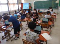 1年生タブレット学習