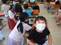 1年生タブレット学習