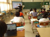 5年生　タブレット協働学習